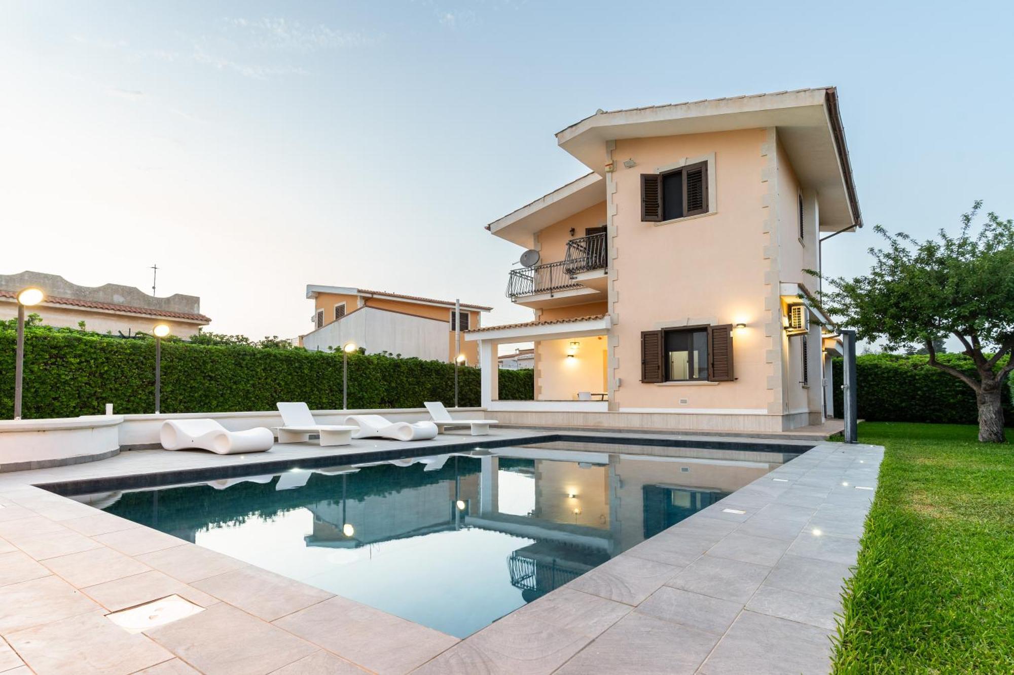 Deep Blue Sea Villa Arenella  Ngoại thất bức ảnh